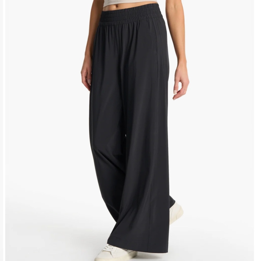 VUORI VILLA WIDELEG PANTS (Black, XS)